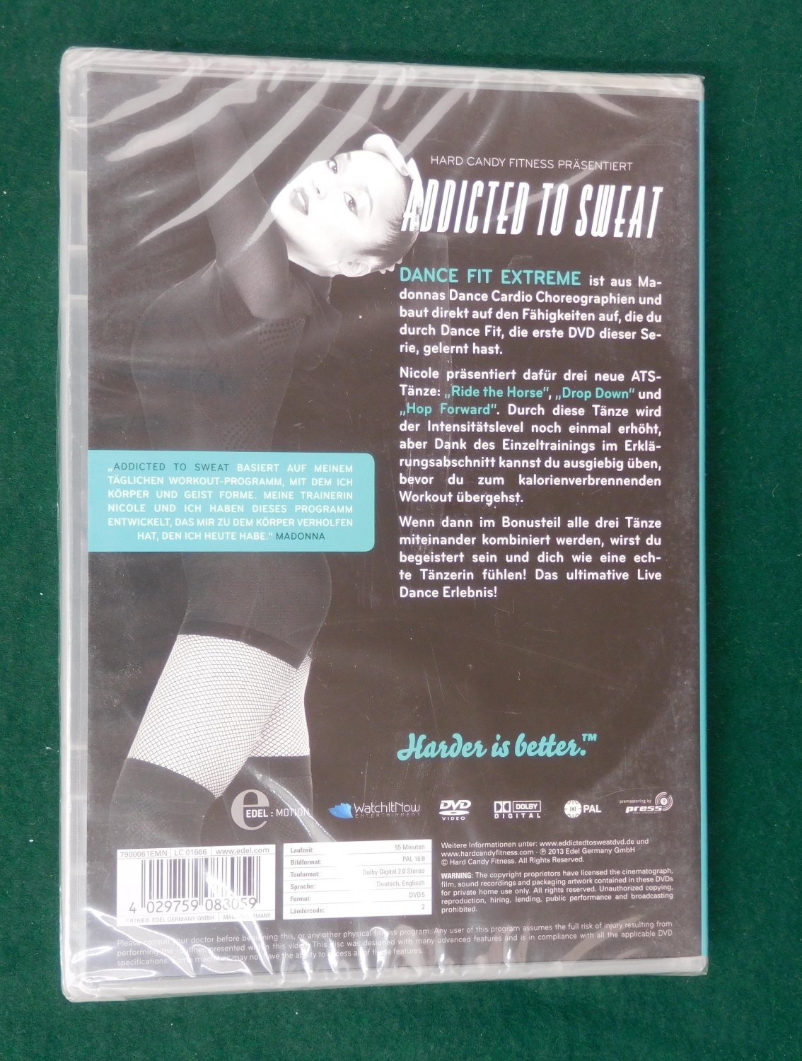 ADDICTED TO SWEAT DANCE FIT EXTREME Hard Candy Film neu